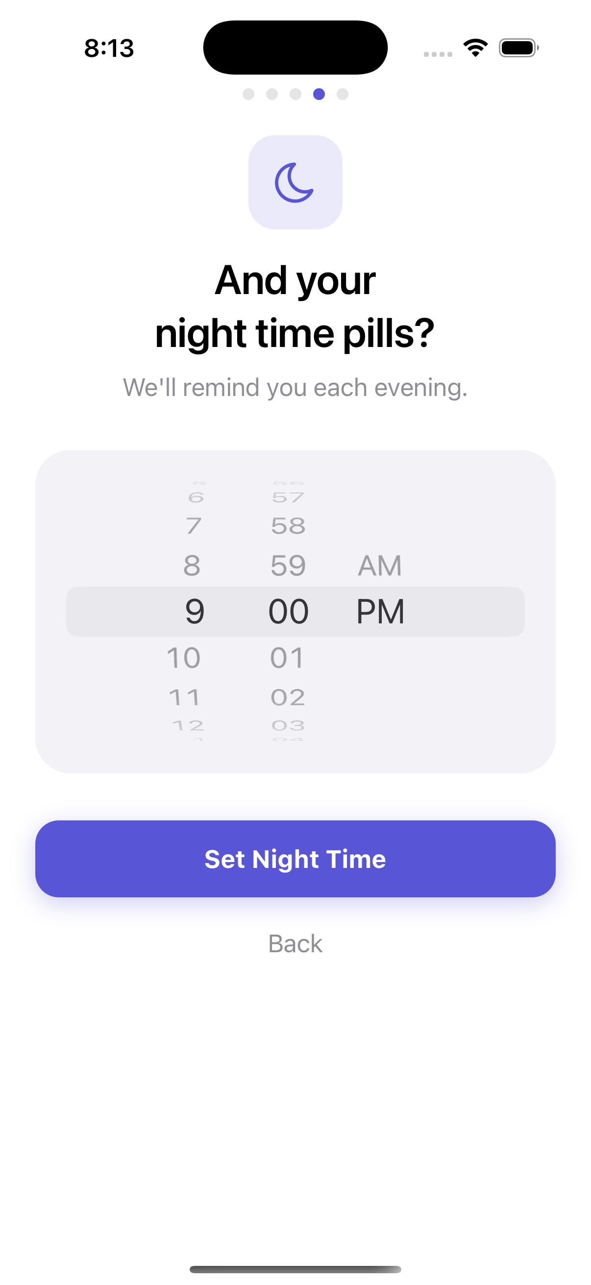 Night time picker